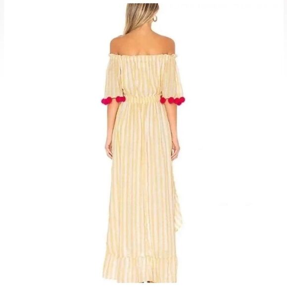 Revolve Dress Womens Alena Dress in Portofino Yellow & Pink Sundress Small NWT - Picture 4 of 5